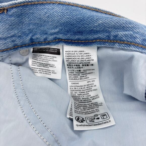 Levi's Fit and Flare Denim Midi Skirt 34 Blue Jean High Rise Capsule Wardrobe - Picture 8 of 10